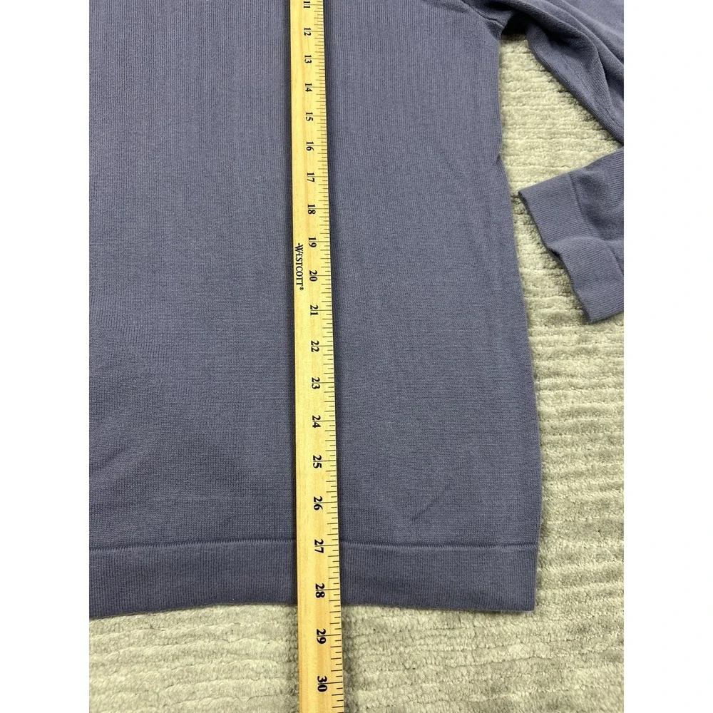 Banana Republic Sweater Mens XL Blue Long‎ Sleeve V-Neck 100% Cotton